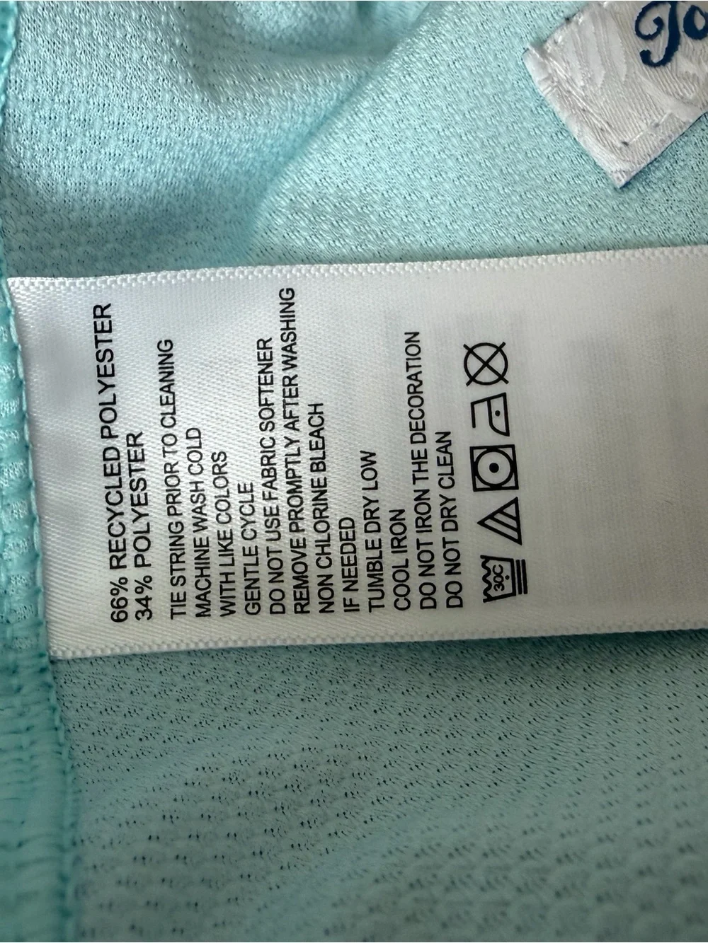 Tommy Bahama Light Blue Athletic Shorts with Green Logo